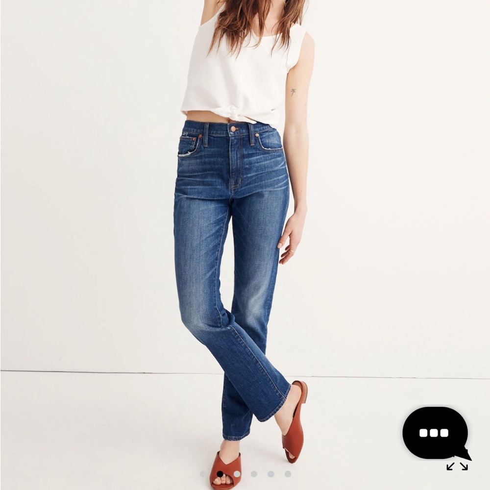 Madewell High Rise Slim Boyfriend Jeans